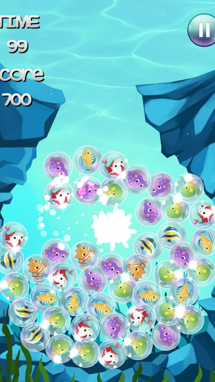 Bubble Fish Mania - Underwater Puzzle Match Blast FREE