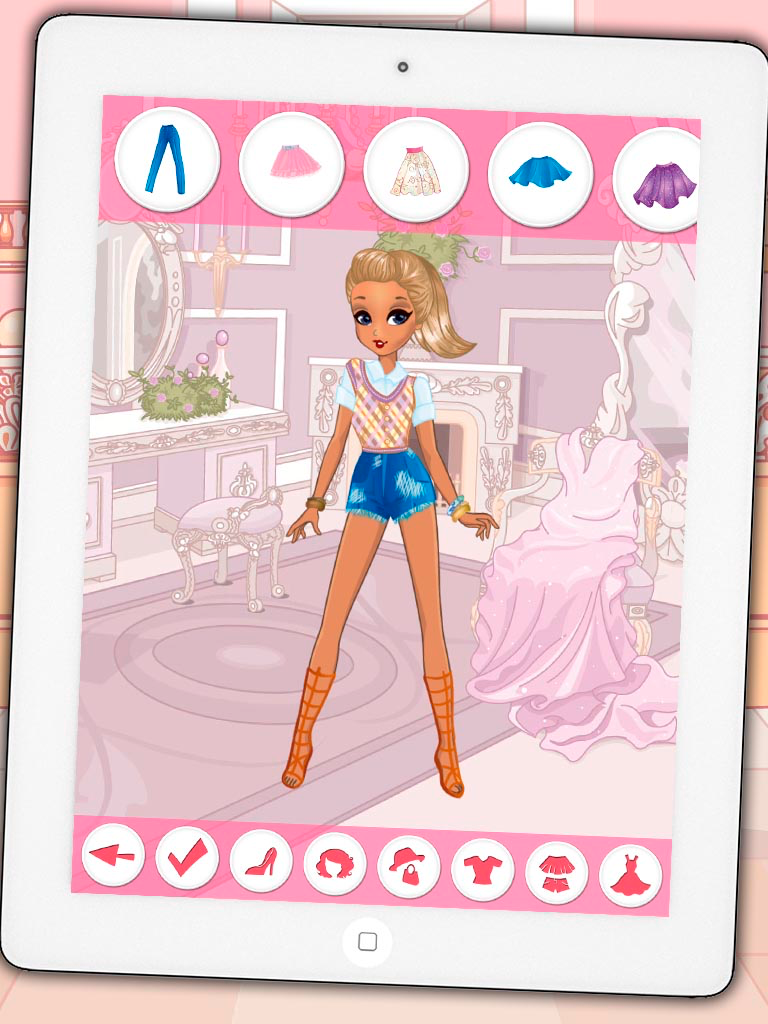 Dress dolls and design models – fashion games for girls of all ages