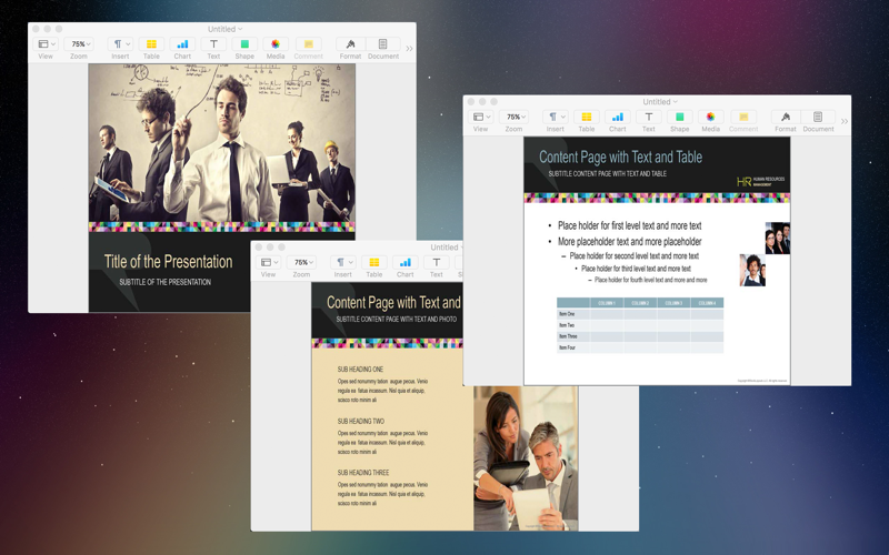 Templates Design for Pages thumbnail 1