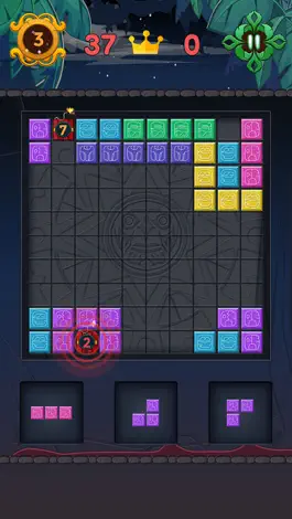 Game screenshot Magic Montezuma 10/10 : The treasures jewels blitz saga - Puzzle blocks free game apk