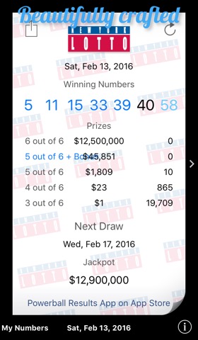 New York Lotto Resultsのおすすめ画像1