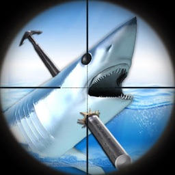 Grand Blanc Requin Chasseurs: Bleu Mer Lance Pêche Aventure FREE