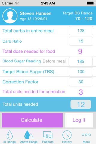 EasyDose - Diabetes Manager & Insulin Tracker screenshot 2