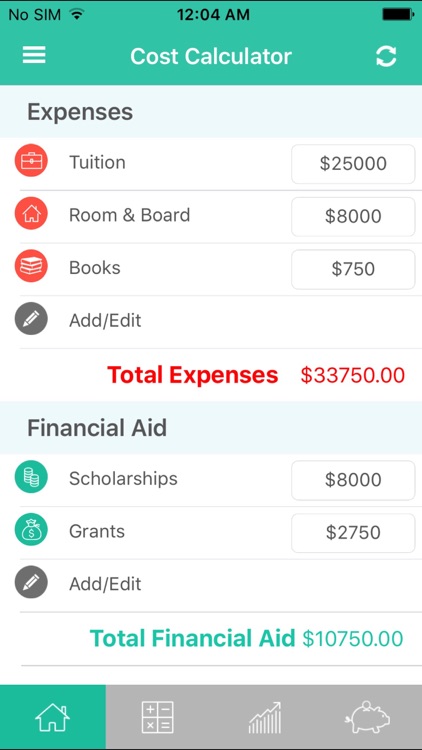 College Cost Calculator