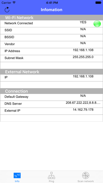 Screenshot #2 pour Network Analyzer - Scanner tools for monitor & speed test