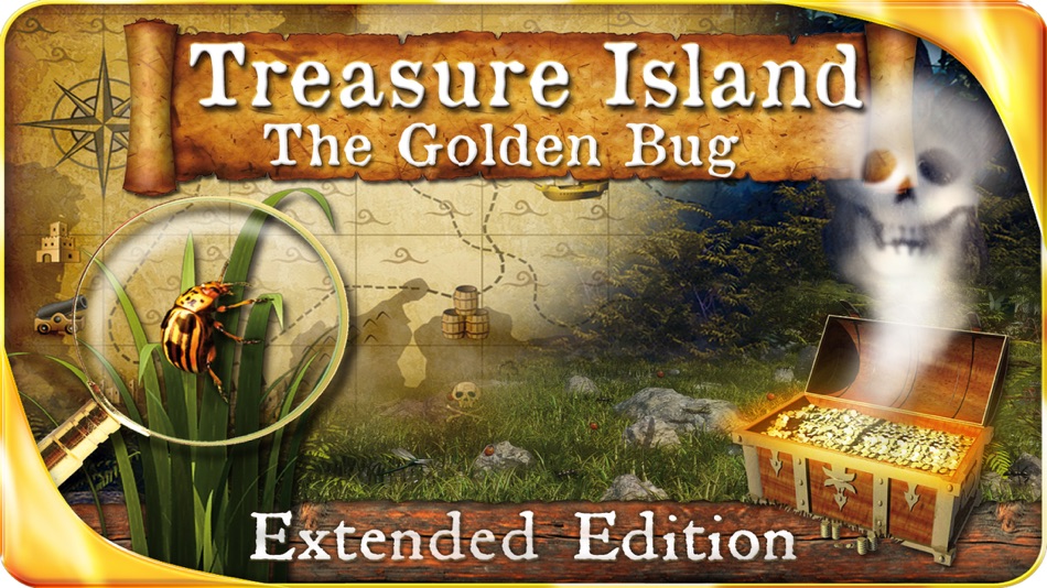 #1. Treasure Island - The Golden Bug - Extended Edition - A Hidden Object Adventure (iOS) โดย: Microids
