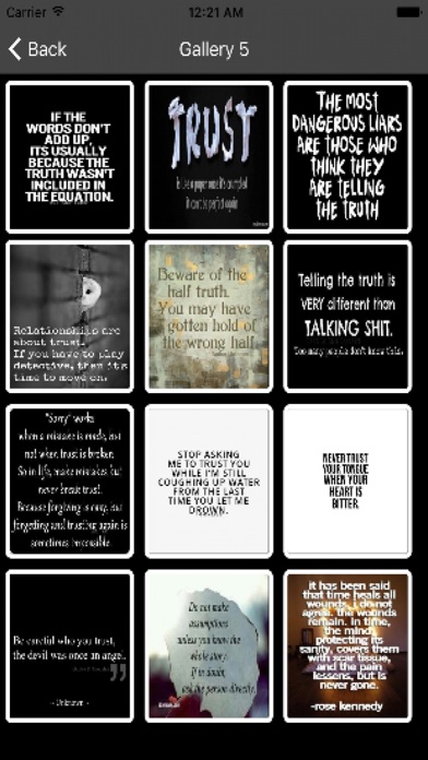 Screenshot #2 pour Trust Quotes