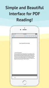 PDF Reader-simple screenshot #1 for iPhone