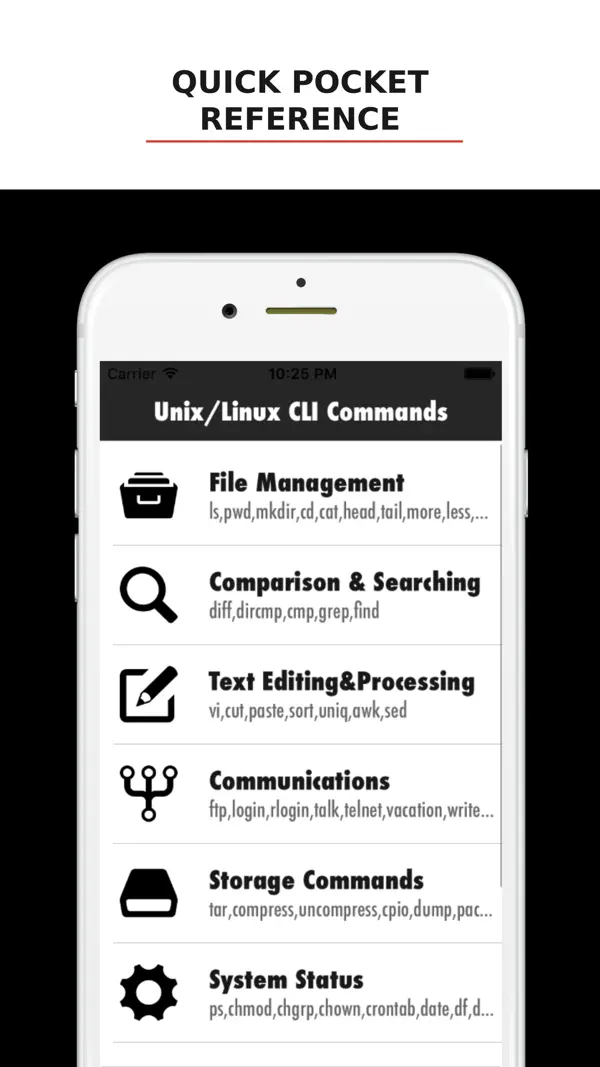 #1. Unix/Linux CLI Commands (iOS) 게시자: Bahtiyar Polat