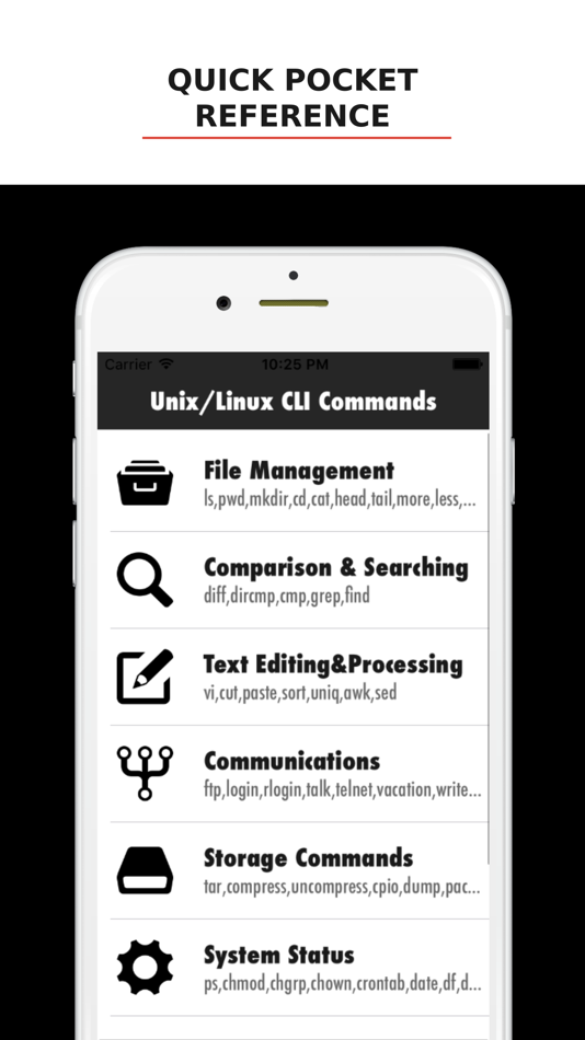 Unix/Linux CLI Commands - 3.0 - (iOS)