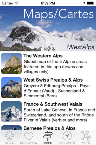 iWestAlps - The Western Alps screenshot 2