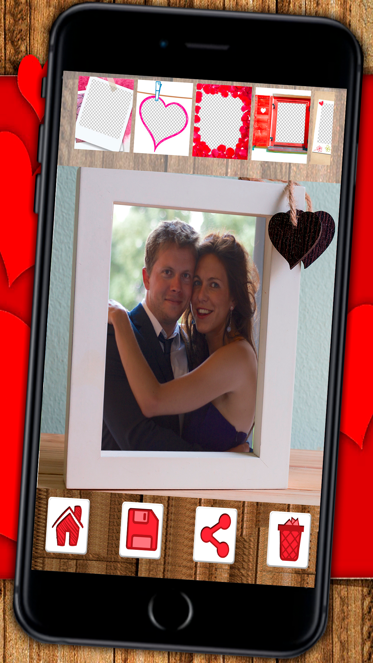 Editor love frames - romantic images to frame your beautiful photos screenshot 3
