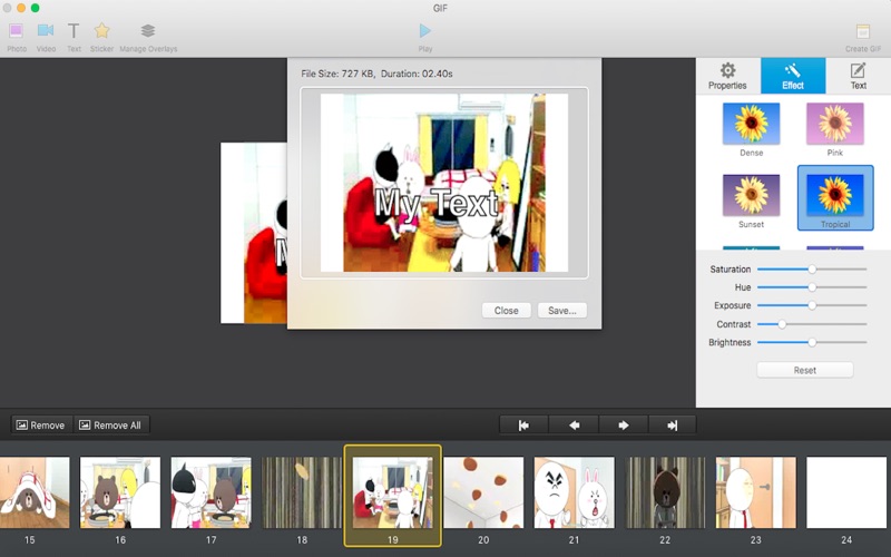 Screenshot #2 pour GIF Creator - Images Animator