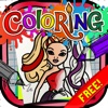 Coloring Book Moxie Girlz : Painting Pictures Fashion Dolls on Cartoon Free Edition for Girls