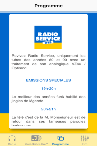 Radio Service screenshot 2