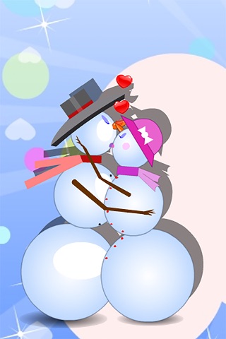 Snow Man Kissing screenshot 4