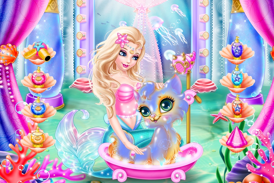 Mermaid Nurse Pet Cat screenshot 2