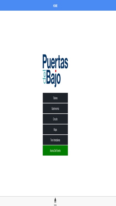 Puertas del Bajo app screenshot