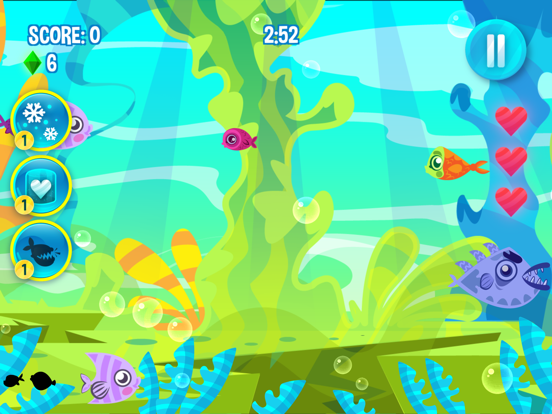 Hungry Fish Evolution iPad screenshot