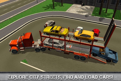 Car Transporter Driving Simulator 3D Full screenshot 2