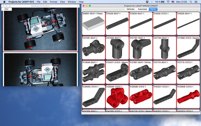 Screenshot #2 pour ProjectsBox for LEGO® MINDSTORMS®