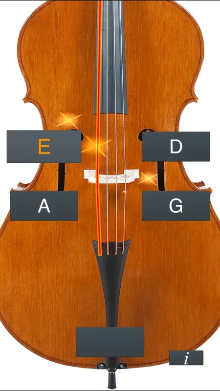 Double Bass Tuner Simple screenshot 1 of 5