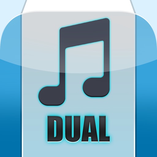 Dual Music Player - Free Music Player with ability to play 2 songs at the same time icon