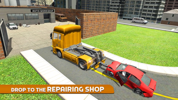 Car Tow Truck 3D – Heavy towing crane simulation