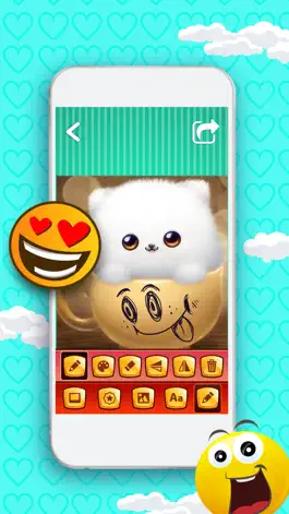Game screenshot Funny Photo Editor with Emoji Stickers Camera: Add Smiley Face Stamps to Pics for Instant Makeover hack