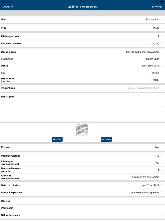 Screenshot #6 pour Dosecast: Rappel de ma pilule