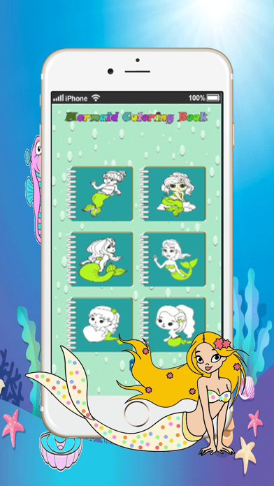 How to cancel & delete mermaid little princess printable coloring pages:cute drawings free from iphone & ipad 2
