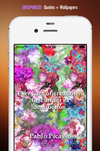 Floral Print Wallpapers HD: Personalise Quotes Backgrounds with Beautiful Patterns screenshot 4