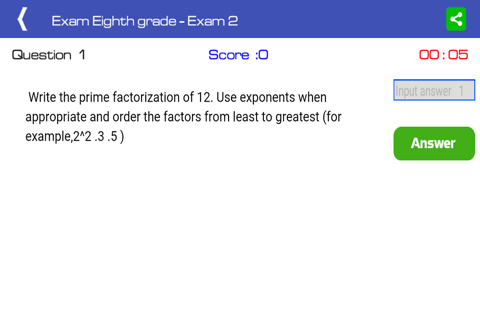 Eighth grade math screenshot 4