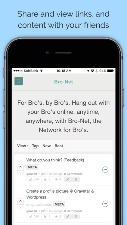 Bro-Net - The social app