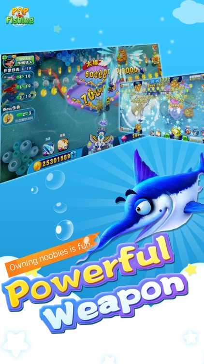Pop Fishing-family fishing diary game,enjoy lovely ocean fish kingdom fun screenshot-3