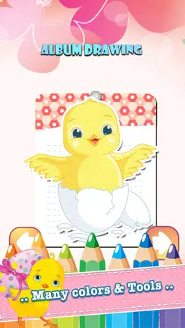 Game screenshot Chicken Drawing Coloring Book - Cute Caricature Art Ideas pages for kids mod apk