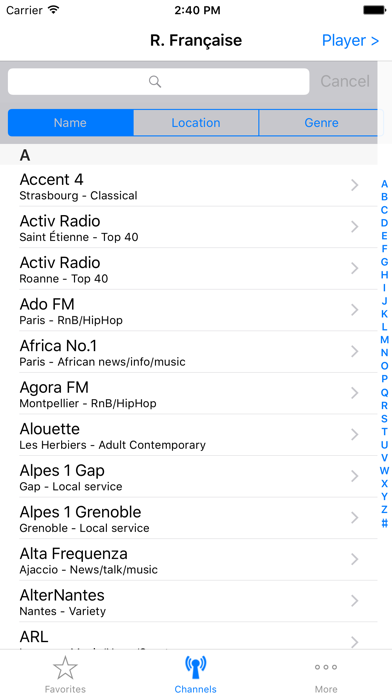 Screenshot #1 pour Radio Française