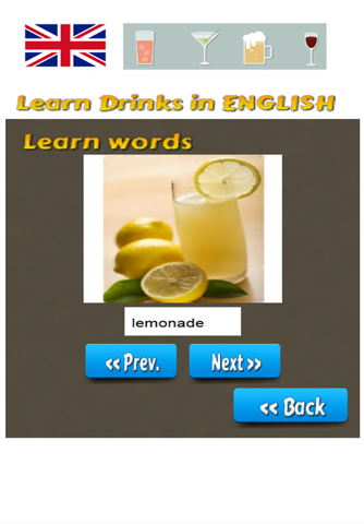 Learn Drinks in English Language screenshot 4