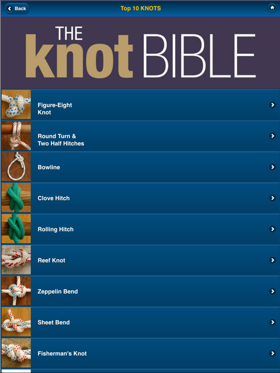 Screenshot #5 pour Knot Bible - the 50 best boating knots