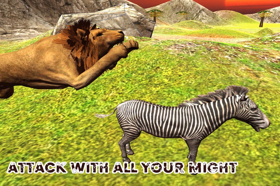 Lion Simulator 3D - Ultimate Wild Life Lion Simulator screenshot 2