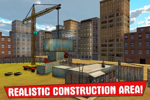 Tower Crane Simulator 3D Free screenshot 3