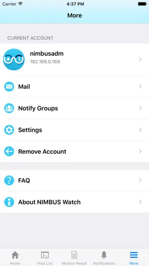 NIMBUS Watch Private Cloud screenshot 4