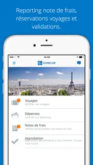 sap concur iPhone Captures Décran 1