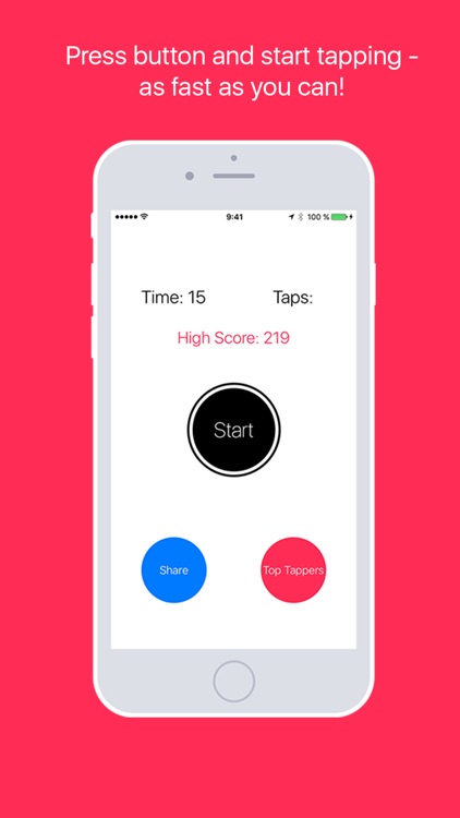 200taps - speed tapping, find your maximum!