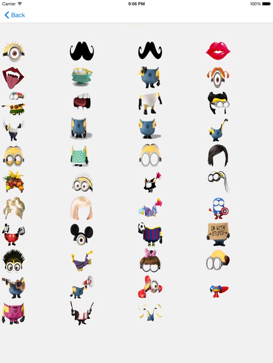 Yellow Minion Face Maker