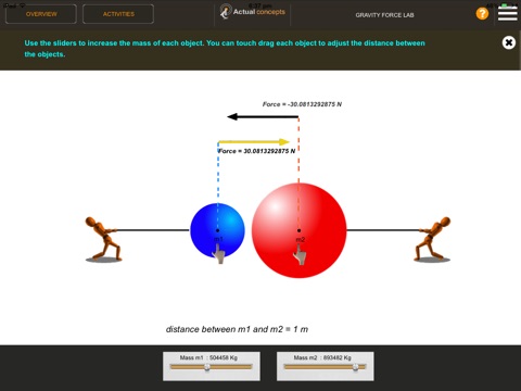 Force & Gravity simulations screenshot 3