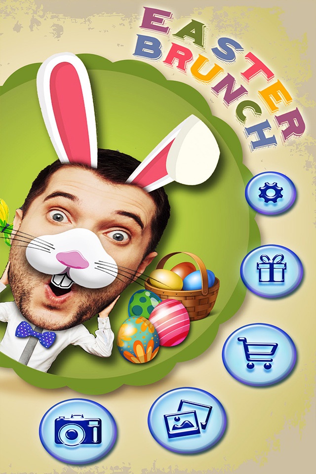 Easter Bunny Yourself - Holiday Photo Sticker Blender with Cute Bunnies & Eggs screenshot 4
