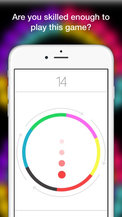 Screenshot #3 pour Dot Bounce In Circle- Free Endless Color Game Mode