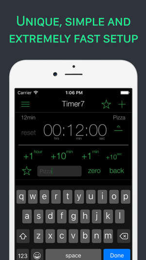 ‎Timer 7 - Multiple timers for time management, kitchen, gym, errands and gtd Screenshot