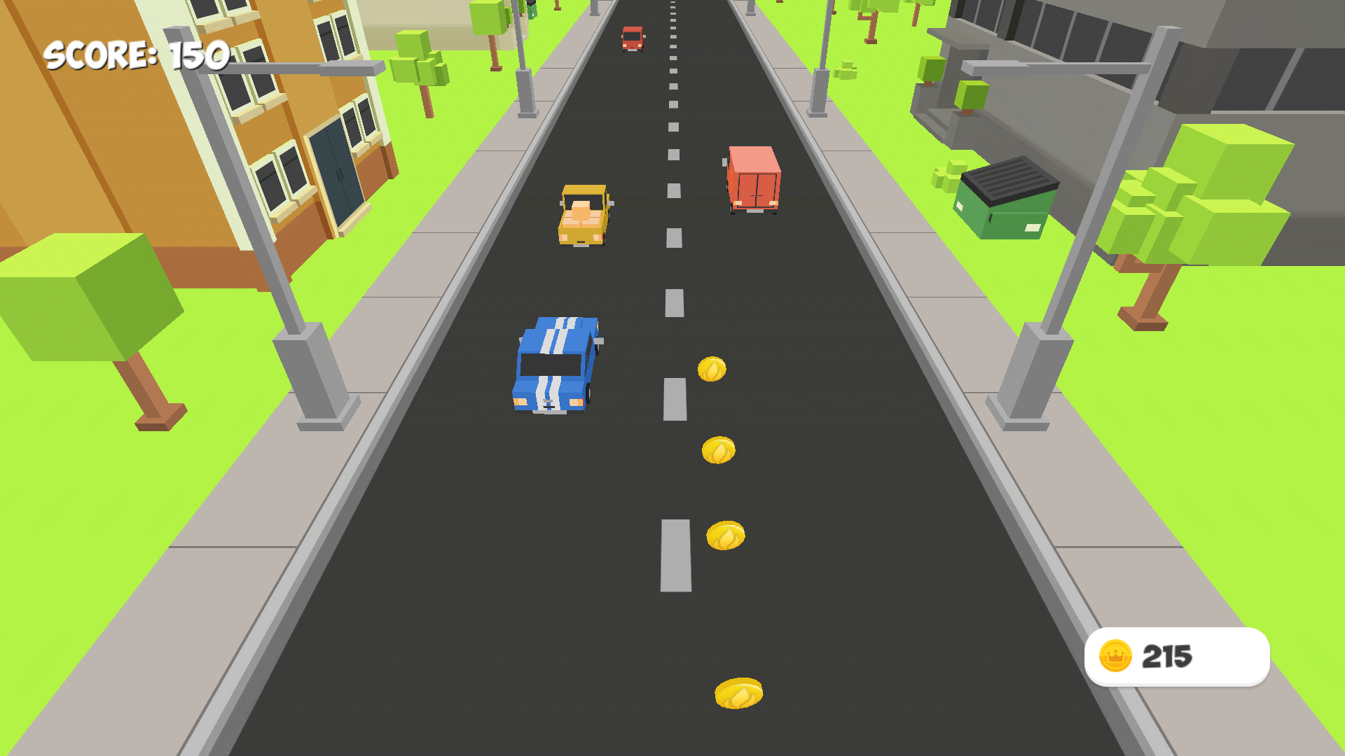 Pixel Racer Cars 3D for TV screenshot 2